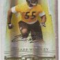 Lamarr Woodley /200 NFL Steeler Raider Do Threads gold Auto rookie football card