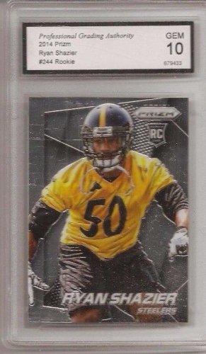 RYAN SHAZIER STEELERS 2014 PRISM CHROME RC Graded gem 10 rookie football CARD