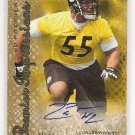 Lamarr Woodley /99 NFL Steelers Raider UD Premier gold Auto rookie football card