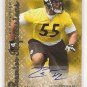 Lamarr Woodley /99 NFL Steelers Raider UD Premier gold Auto rookie football card