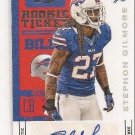 Stephon Gilmore NFL Buffalo Bills Contenders RC Ticket Auto rookie football card
