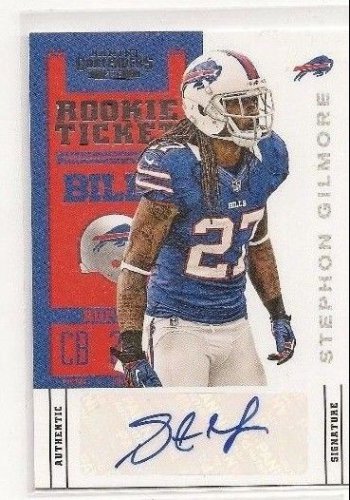 Stephon Gilmore NFL Buffalo Bills Contenders RC Ticket Auto rookie football card