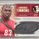 Lawrence Timmons autograph RC Pittsburgh Steelers Florida St football card auto