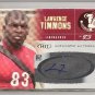 Lawrence Timmons autograph RC Pittsburgh Steelers Florida St football card auto