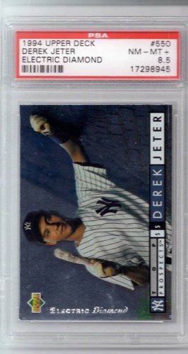 grade PSA 8.5 DEREK JETER Electric Diamond Prospects RC NY Yankees basball card