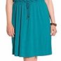 NEW $59 TEAL tie waist dress size 14/16 LANE BRYANT 1X summer top