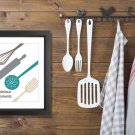 Kitchen Wall Art - Kitchen Wall Decor - Kitchen Cutlery Wall Decor - Kitchen Decor