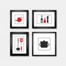 Kitchen Wall Art - Kitchen Wall Decor - Kitchen Cutlery Wall Decor - Kitchen Decor