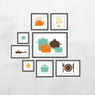 Kitchen Wall Art - Kitchen Wall Decor - Kitchen Cutlery Wall Decor - Kitchen Decor