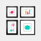 Kitchen Wall Art - Kitchen Wall Decor - Kitchen Cutlery Wall Decor - Kitchen Decor