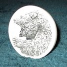 Scrimshaw Decor Disk w/Roaring Bear (SS013)