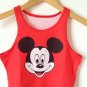 Cartoon micky sleeveless casual women crop top tank vest