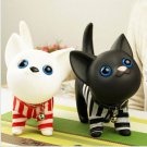 Kids' popular cartoon cute cat piggy bank for home decoration and kids' gift
