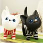 Kids' popular cartoon cute cat piggy bank for home decoration and kids' gift