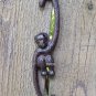 Rustic Metal Monkey Wall Statue Plant Pot S Hook Basket Holder Lantern Hanger