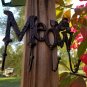 Rustic Kitty Cat Kitten Plaque Kitchen Utility Hook Utensil Hanger Metal Rack Distressed