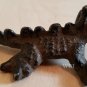 2 Rustic Horned Lizard Dragon Reptile Collectible Figure Garden Animal Figurine Art Statue