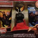 NEW How To Train Your Dragon 2 4 Piece Bath Set~Scrubby (shoots water),Shampoo +