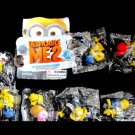 Lot of 7 different Despicable Me 2 Minion Build-a-Minion Puzzle Erasers~NEW