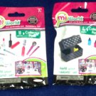 MiWorld Mi World Powder Puff  Collector Packs~Lot of 2~NIP~Refill for MiWorld