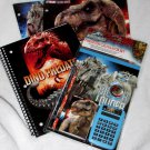 JURASSIC WORLD School Folders, Notebook, 7 Pc Calculator Fun Set~Indominus