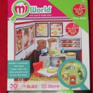 Brand New!  MiWorld Mi World Italia Pizza Shop Set~30 Pieces~New & Sealed