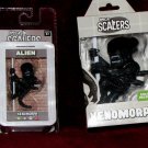 NECA Scalers Alien / Xenomorph~Lot of 2 Figures: Large 3.5" & Small 2"~MISP