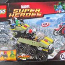2014 LEGO Marvel Super Heroes CAPTAIN AMERICA VS HYDRA Set 76017 RED SKULL~NIB