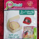 MiWorld Mi World Italia Pizza Collector Pack~Hawaiian Pizza, Hat~MiWorld Refill