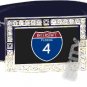 I-4 INTERSTATE 4 FL SHIELD SYMBOL CZ GLOW RHINESTONE BELT BUCKLE