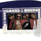 PRETTY RICKY PHOTO GLOW DARK CZ RHINESTONE BUCKLE