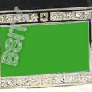 LIBYA LIBYAN FLAG BLING DARK CZ -FREE BELT- BUCKLE