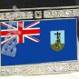 MONTSERRAT FLAG BLING ICED OUT CZ -FREE BELT- BUCKLE