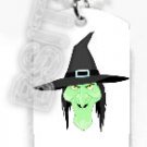 WITCH HEAD HAG HALLOWEEN Dog Tag KEY CUTE CHAIN FOR COSTUME