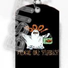 BOO GHOSTS HALLOWEEN Dog Tag KEY CHAIN FOR COSTUME