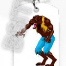 WEREWOLF MAN HALLOWEEN Dog Tag KEY CUTE CHAIN FOR COSTUME