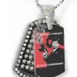  Iced OUT CZ SCARFACE GOOD BAD GUY Dog Tag BLING CHARM PENDANT