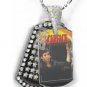  Iced OUT CZ SCARFACE TONY MONTANA Dog Tag BLING CHARM PENDANT