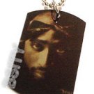 2PAC Tupac RIP PHOTO Dog Tag Charm Silver dogtag