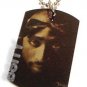 2PAC Tupac RIP PHOTO Dog Tag Charm Silver dogtag