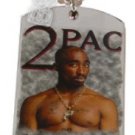 2PAC TUPAC RIP PHOTO PICTURE Dog Tag Dogtag Charm