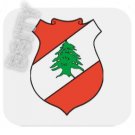 LEBANON Lebanese COAT ARMS FLAG FULL COLOR SET OF 4 COASTERS