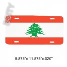 LEBANON Lebanese Republic FLAG FULL COLOR LICENSE PLATE
