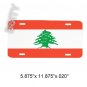LEBANON Lebanese Republic FLAG FULL COLOR LICENSE PLATE
