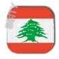LEBANON Lebanese Republic FLAG FULL COLOR SET OF 4 COASTERS