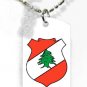 LEBANON Lebanese Republic COAT ARMS FLAG Dog Tag CHARM
