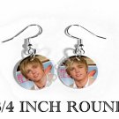 JESSE McCARTNEY PHOTO FISH HOOK CHARM Earrings