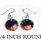 KENNY CHESNEY PHOTO FISH HOOK CHARM Earrings