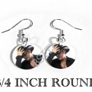 TIM MCGRAW PHOTO FISH HOOK CHARM Earrings