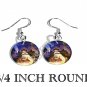 WIZARD SPELL FANTASY PHOTO FISH HOOK CHARM Earrings